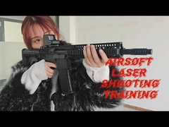 Rifle Airsoft Laser Cartucho de Gas Vibración Bozal láser entrenamiento de fuego seco Simulación de disparo láser