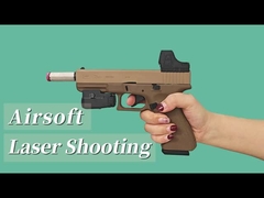 Cartucho láser de entrenamiento con vibración de boca de pistola Airsoft Glock para simulación de disparo láser