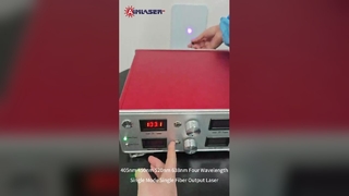 Láser acoplado de fibra RGB de 450 nm 520 nm 638 nm