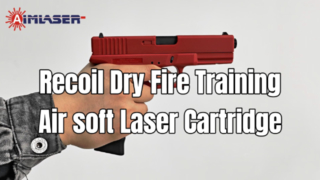 Cartucho láser de bozal de vibración Airsoft de entrenamiento de fuego seco de retroceso