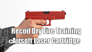 Cartucho láser de bozal de vibración de entrenamiento de fuego seco de retroceso para pistola Airsoft