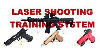 Sistema de entrenamiento de tiro láser para entrenamiento de tiro seco y airsoft | Cartucho láser, objetivo y simulador