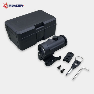AM-M4 Tactical 3X Magnifier with Quick-Release Flip-to-Side Mount for Red Dot and Holographic Sights