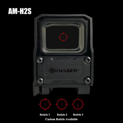 AH-H2S Military Grade Holographic Sight Night Vision Compatible 30 Brightness CNC 7075 Aviation Aluminum 1200G Shockproof IP68 Waterproof