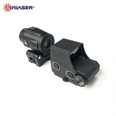 AIMLASER Holographic Weapon Sight and 3X Magnifier for Military and Defense Tactical Optics