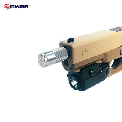 Cartucho Entrenador Láser Rojo/IR para Vibración de Bozal para Entrenamiento de Disparo en Seco con Retroceso de Pistola Airsoft EBB y GBB