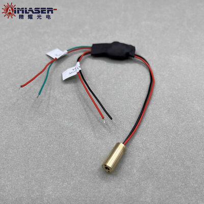 Módulo de diodo láser infrarrojo de 850 nm, doble potencia, 5 mW/50 mW conmutable, Φ6 × 12 mm, tamaño compacto para avistamiento láser y visión nocturna