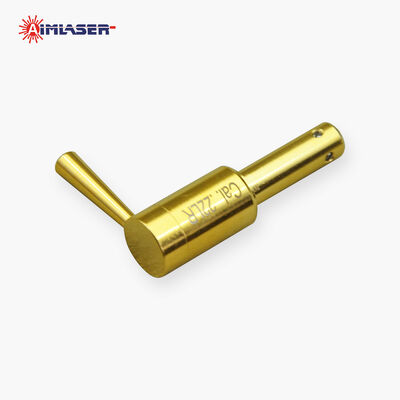 .22 LR Laser Bore Sight con manija Cámara de cartucho láser recubierta de oro para pistolas y rifles de calibre.22 LR