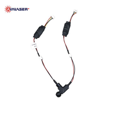 Módulo láser mini de doble longitud de onda coaxial 520nm y 850nm 1mW 5mW Cabezal láser verde e IR